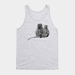 Hamadryas baboon monkeys Tank Top